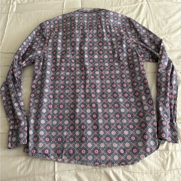 John Lennon by English Laundry Button-Up Shirt XL – Psychedelic Geometric Print - Picture 5 of 5